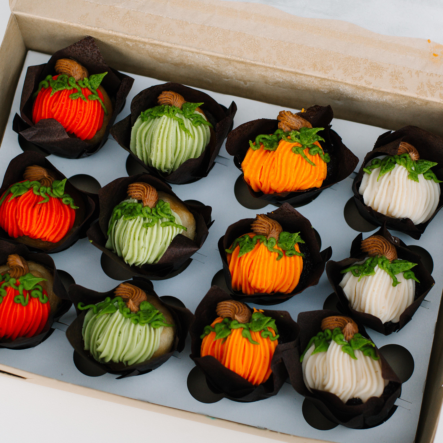 Pumpkin Patch Mini Cupcakes
