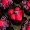 Minimal Floral Mini Cupcakes
