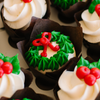 Holiday Wreath Mini Cupcakes