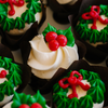Holiday Wreath Mini Cupcakes