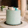 Simple Pearls Graduation • Designer Cake