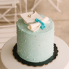Simple Pearls Graduation • Designer Cake