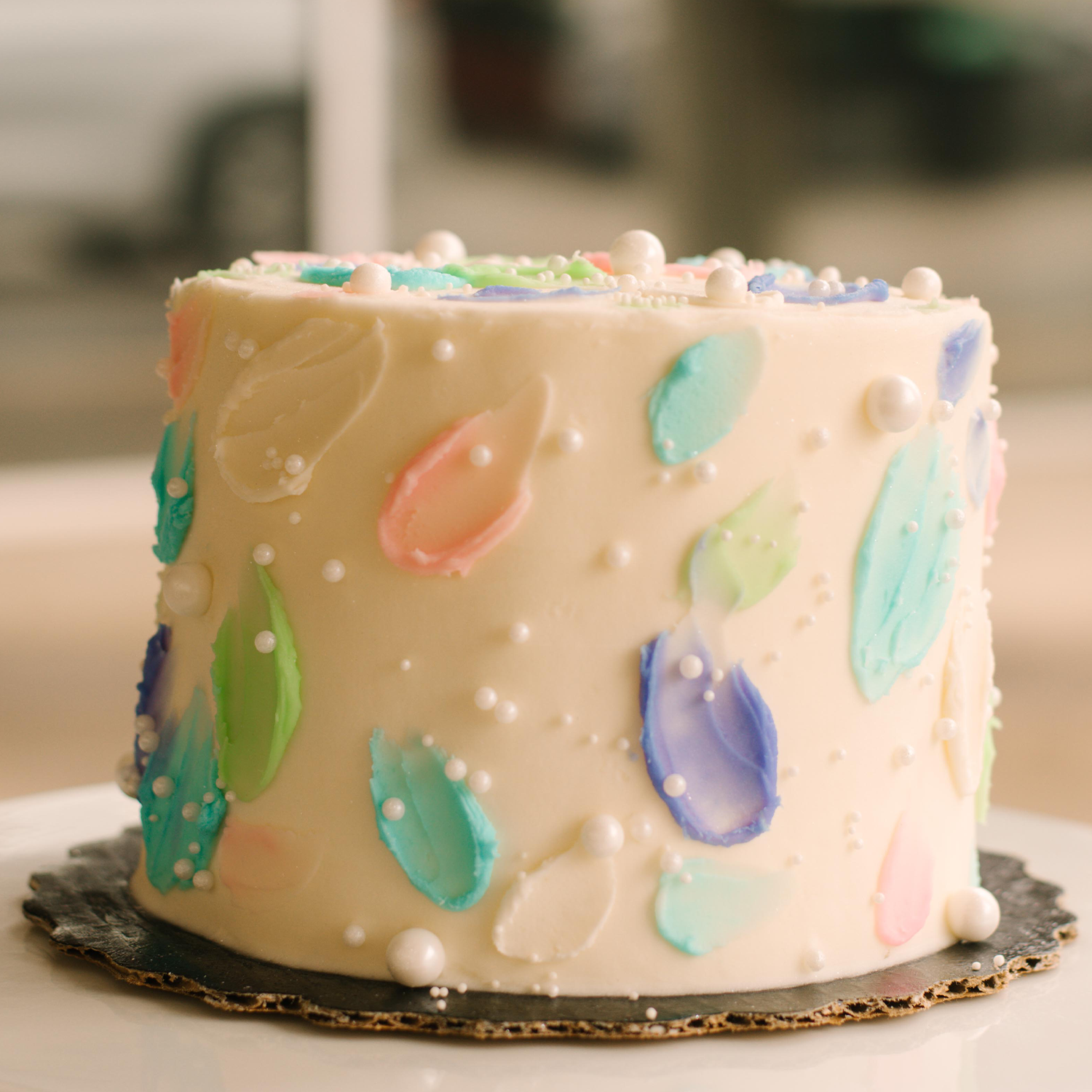 Pastel Pearls • Designer Cake