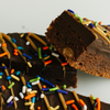 Halloween Salted Caramel Brownie Bar