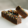 Halloween Salted Caramel Brownie Bar
