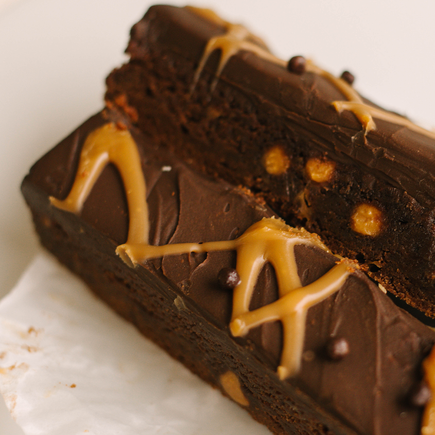 Salted Caramel Brownie Bar