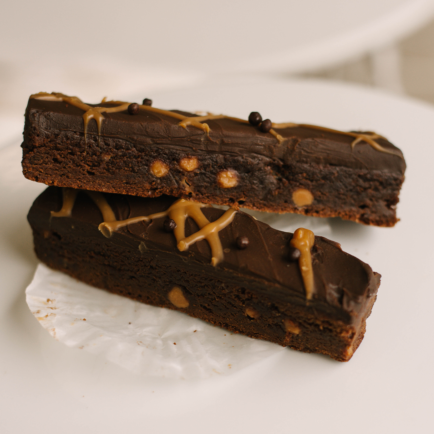 Salted Caramel Brownie Bar