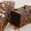 Christmas Salted Caramel Brownie Bar