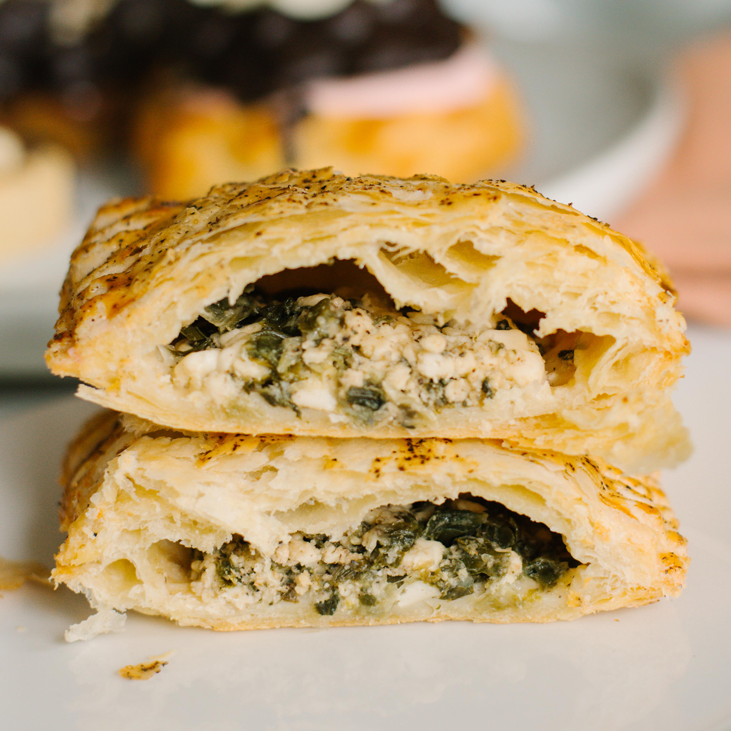 Savory Spinach & Feta Puff Pocket