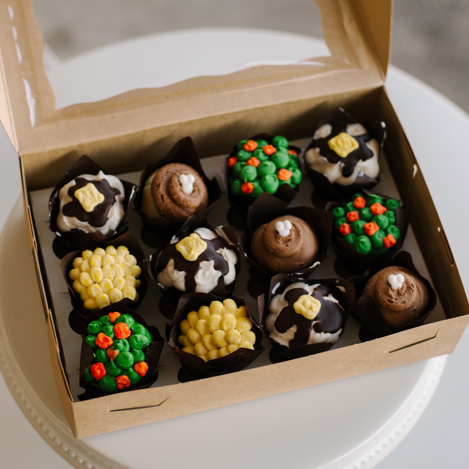 Thanksgiving Dinner Mini Cupcakes