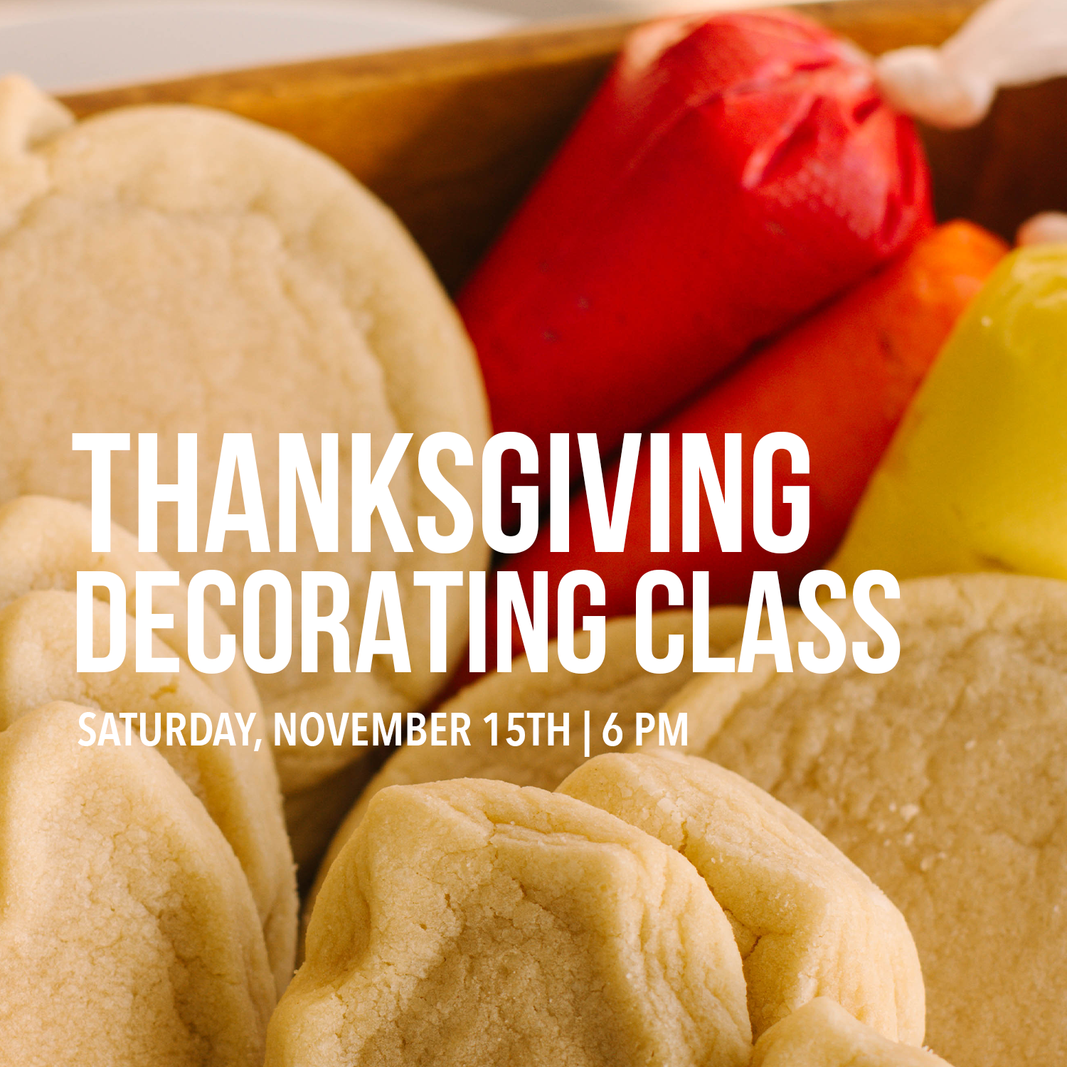 Thanksgiving Cookie Decorating Class