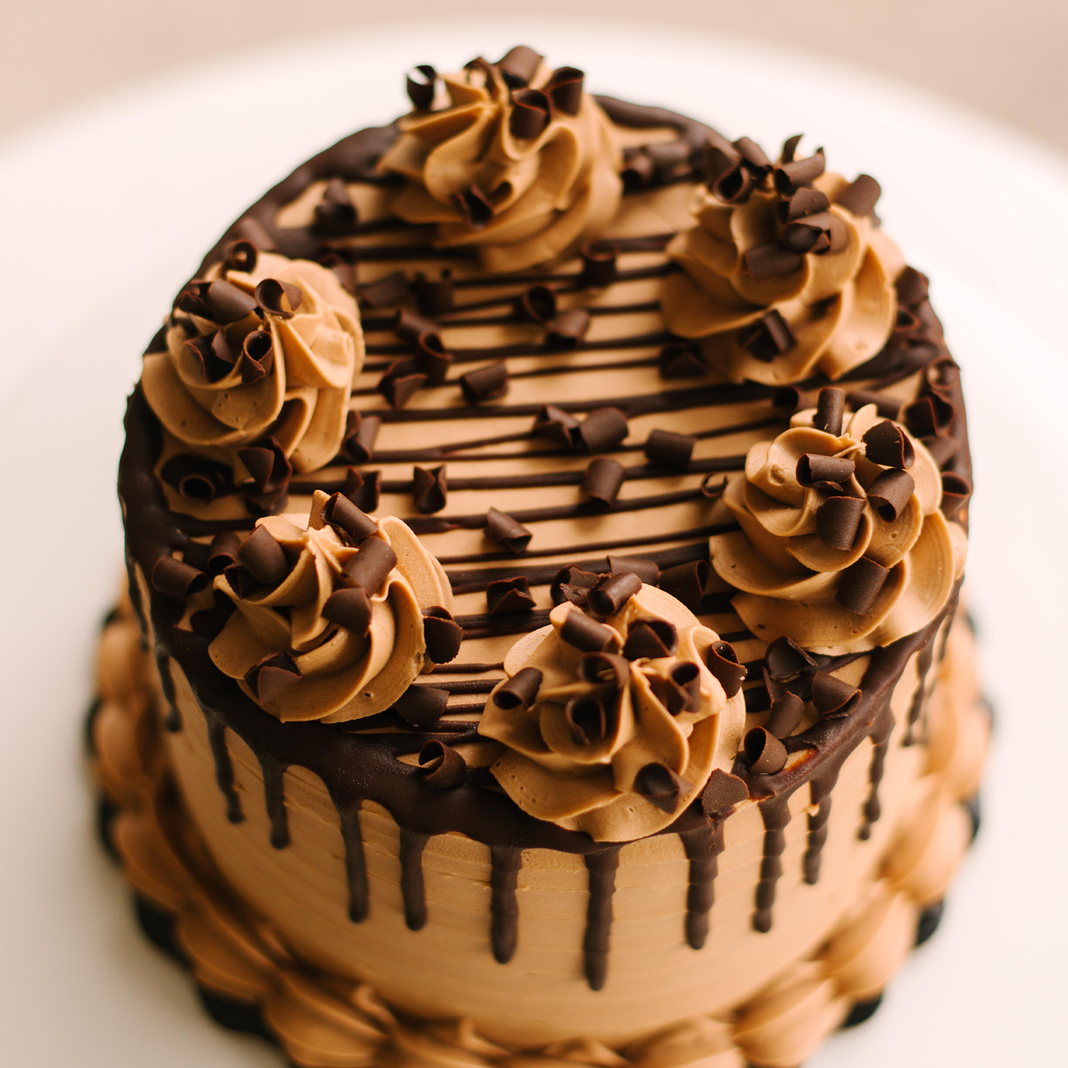 Gourmet Triple Chocolate Cake