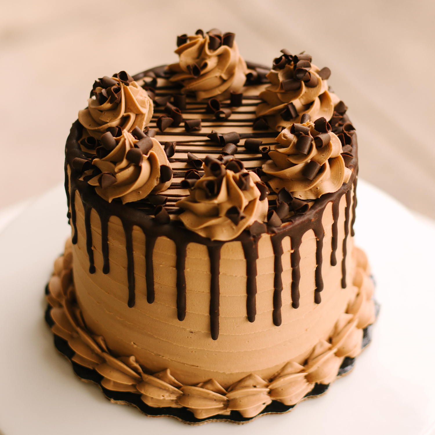 Gourmet Triple Chocolate Cake