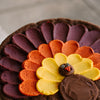Turkey Cookie Cake • Sunflower House Cookies