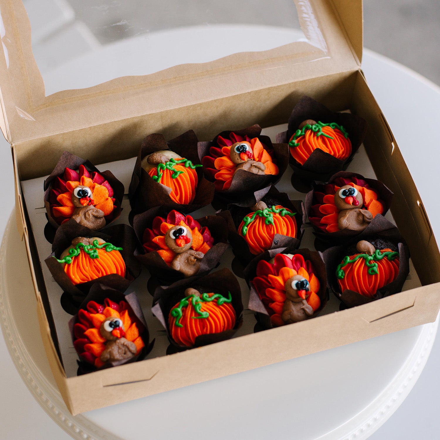 Thanksgiving Turkey Mini Cupcakes