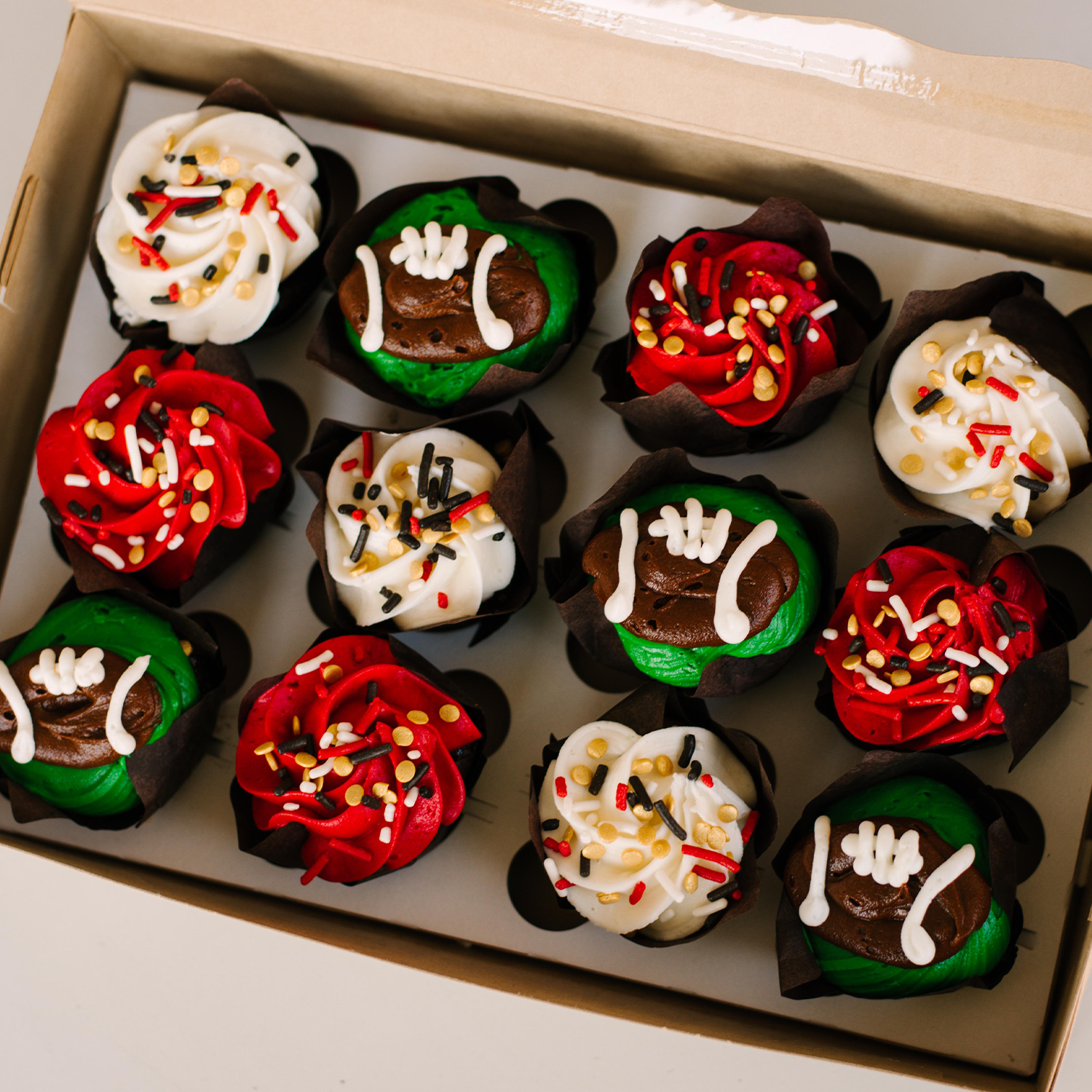 Husker Mini Cupcakes