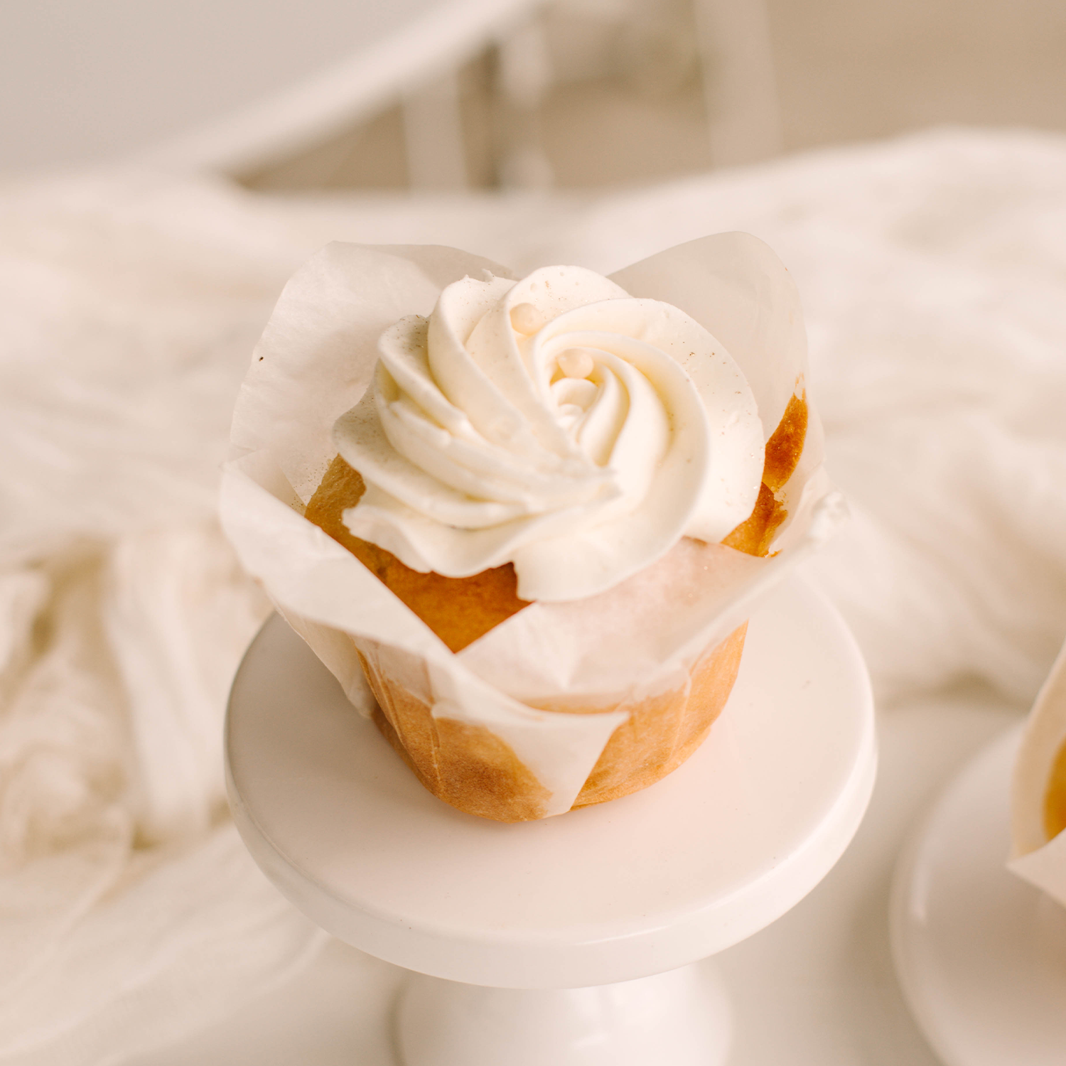 Gourmet White Wedding Cupcake