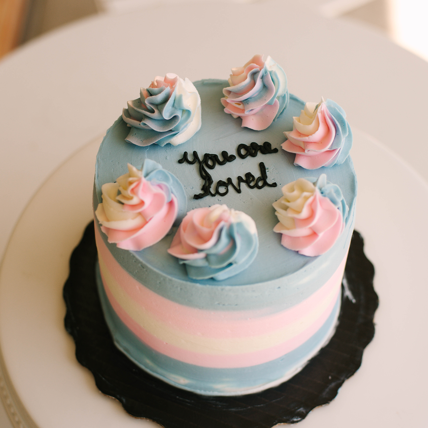 You are Loved Trans Flag • Designer Cake