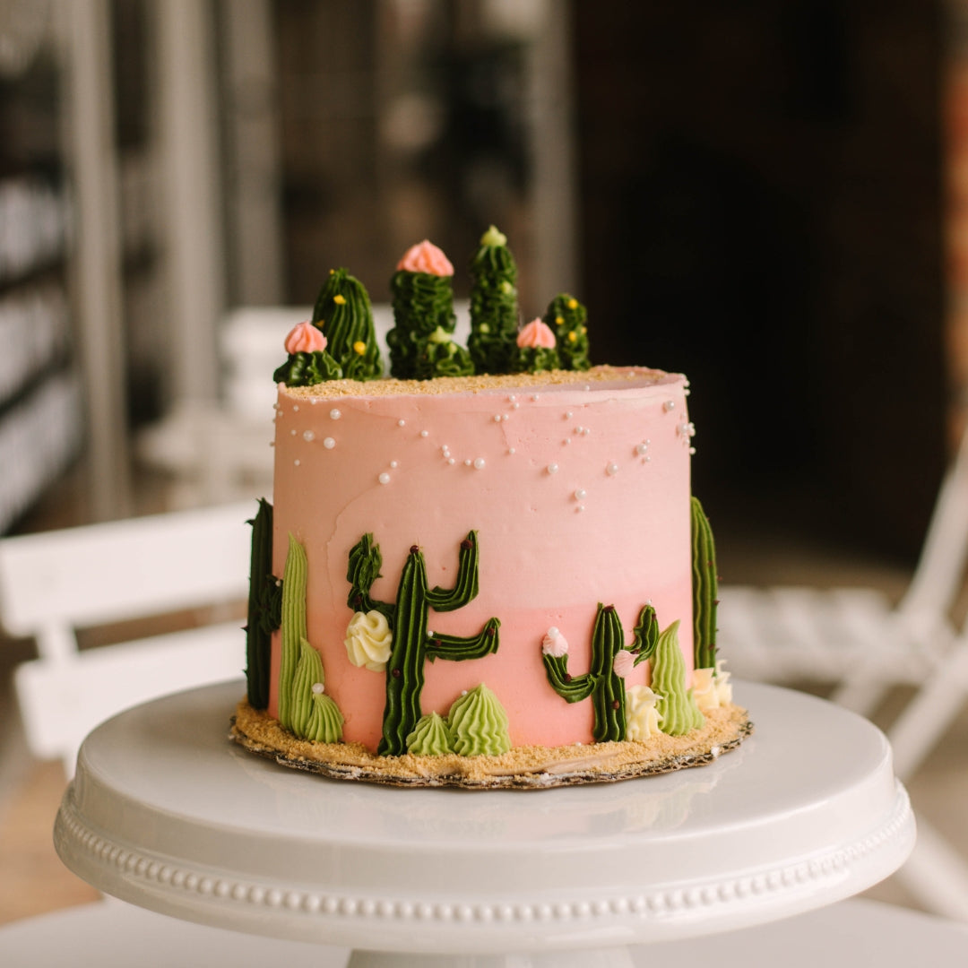 Cactus Fields • Designer Cake – Butterfly Bakery