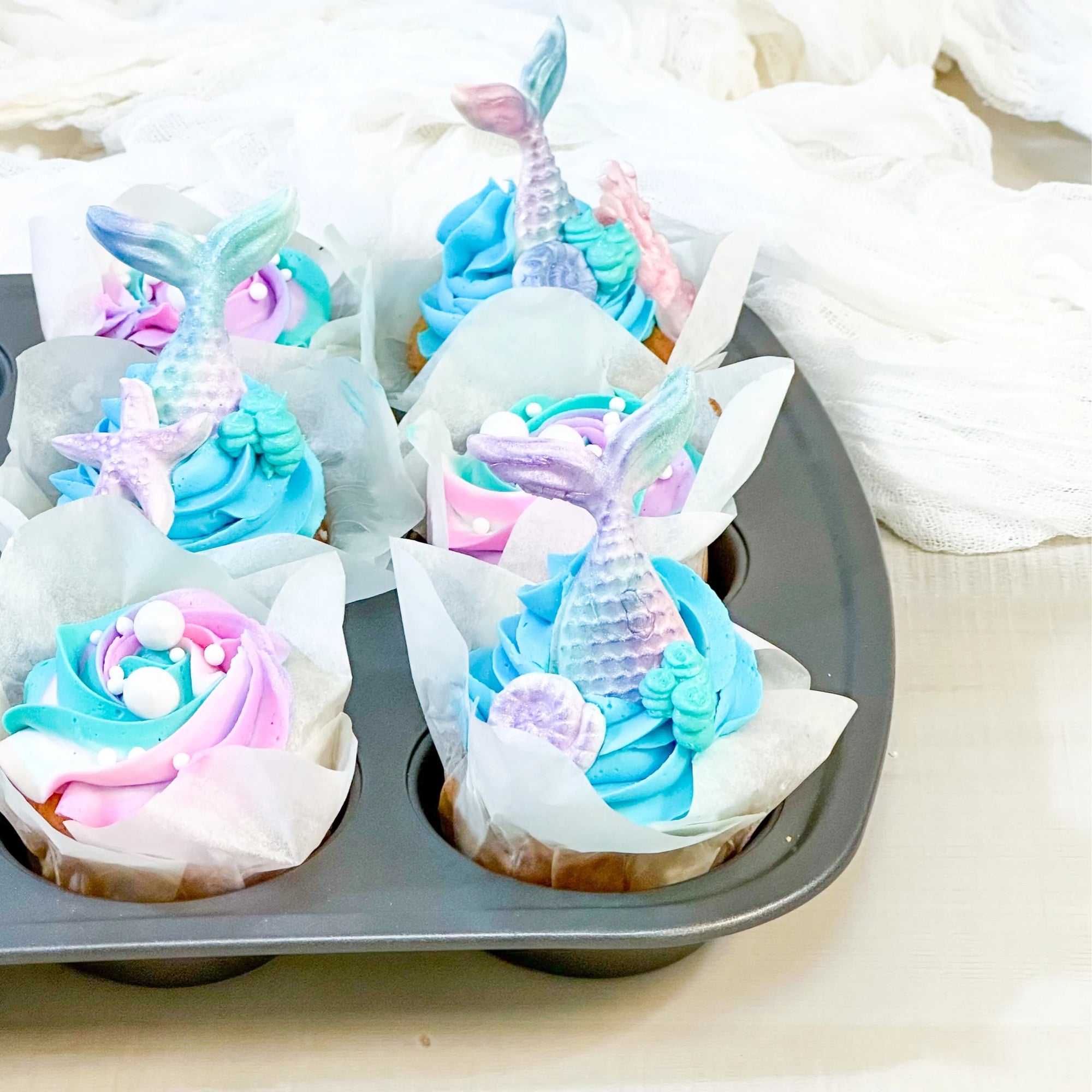 Mermaid • Designer Cupcakes