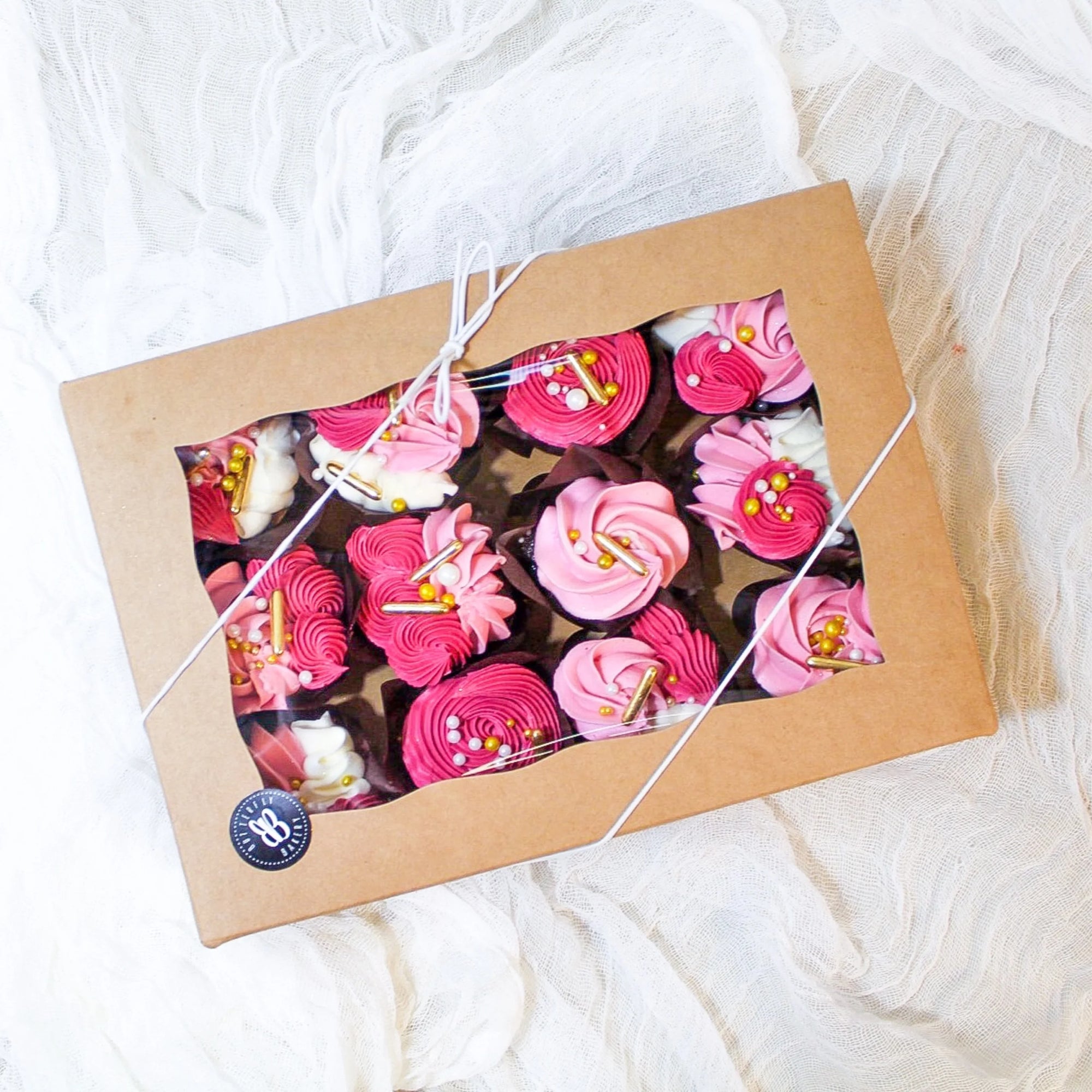 Pretty in Pink Mini Cupcakes